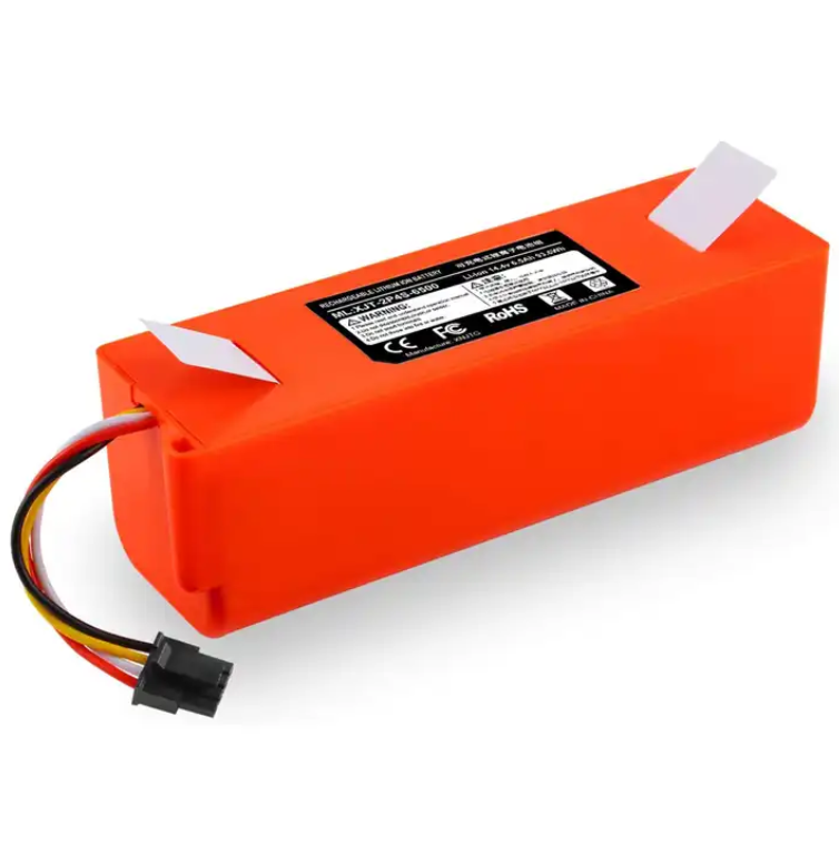 14.4V 5200 mAh 吸尘器电池 适用于小米机器人石头扫地机器人 S50 S51 S55 配件备件 扫地机器人电池