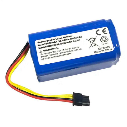 14.4V 2600mAh 锂离子电池组替换件适用于 ilife A4 A4S A6 A7 A8 机器人吸尘器