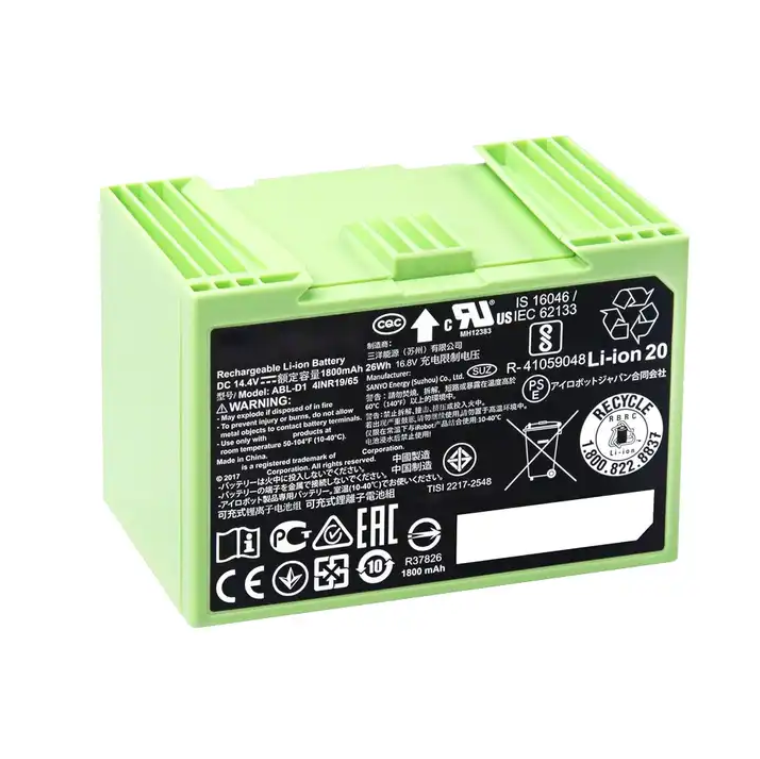 Vacuum Cleaner Battery for iRobot Roomba i Series and i7 i7+ i8 e5 7150 7550 e5150 e5152 4624864 ABL-D1