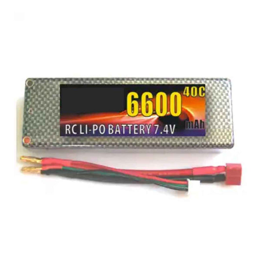 7.4V 6600Mah RC car Battery Rechargeable Li-po Battery Pack For RC car