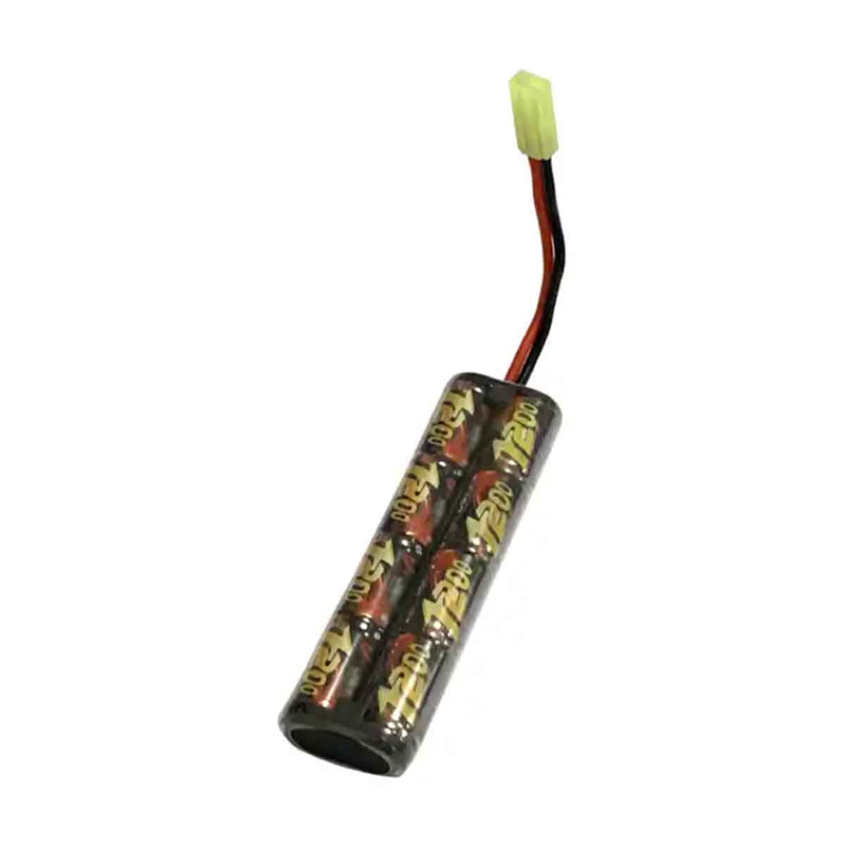 9.6V 1200mAh 2/3A Rechargeable Ni-MH Battery Pack For Airsoft Gun