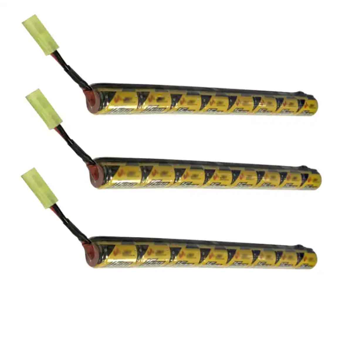 9.6V 1600mAh 2/3A Rechargeable Ni-MH Battery Pack For Airsoft Gun