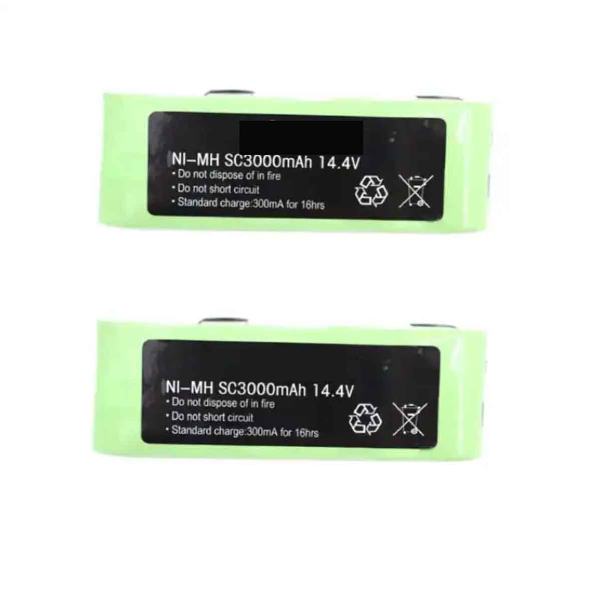 14.4V SC3000mAh 鎳氫電池組替換零件適用於 infinuvo Cleanmate 365 Basic QQ2L QQ-2L QQ-2 LT QQ2 Plus 機器人吸塵器