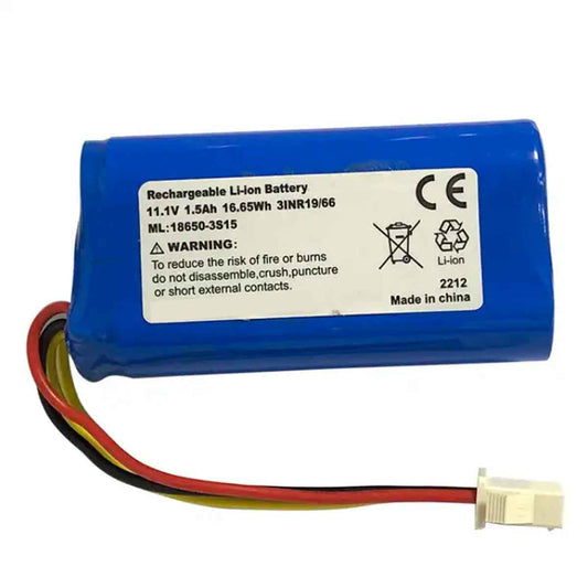 11.1V 1500mAh 锂离子电池组替换件适用于 ilife X5 V5PRO V5S V3 V4 机器人吸尘器