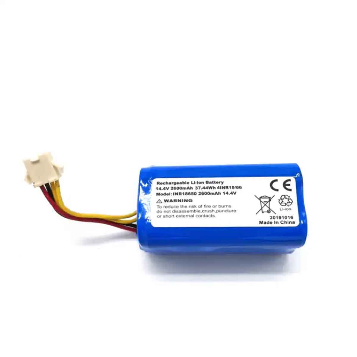 14.4v 2600mAh 锂离子电池组 适用于科沃斯 CR130 131 CEN540 663 18650 4S1P 