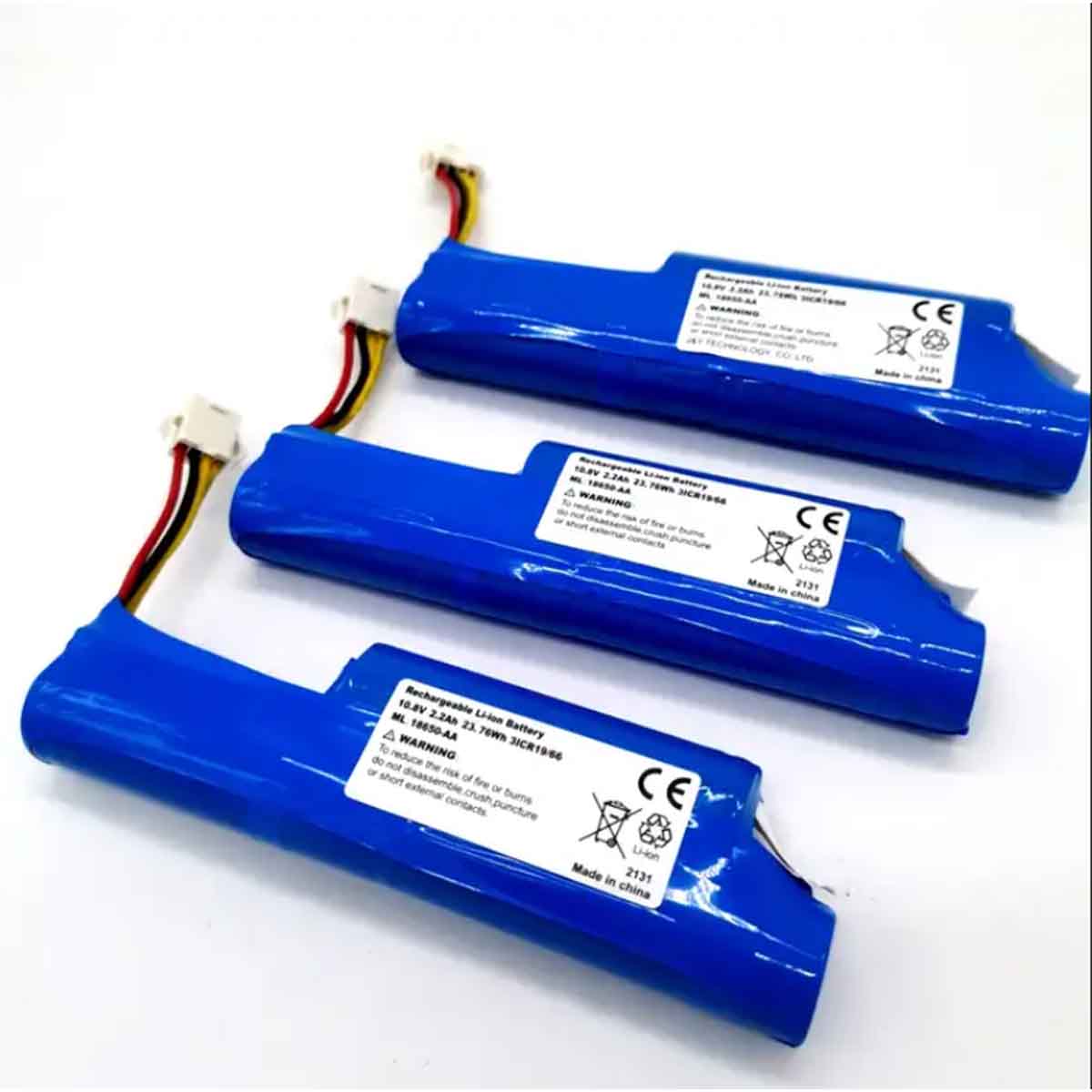 10.8V 2200mah 替换手柄吸尘器 18650 3S 