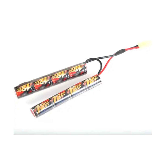 9.6v 2/3A1200mah ni-mh rechargeable battery pack for Airsoft guns