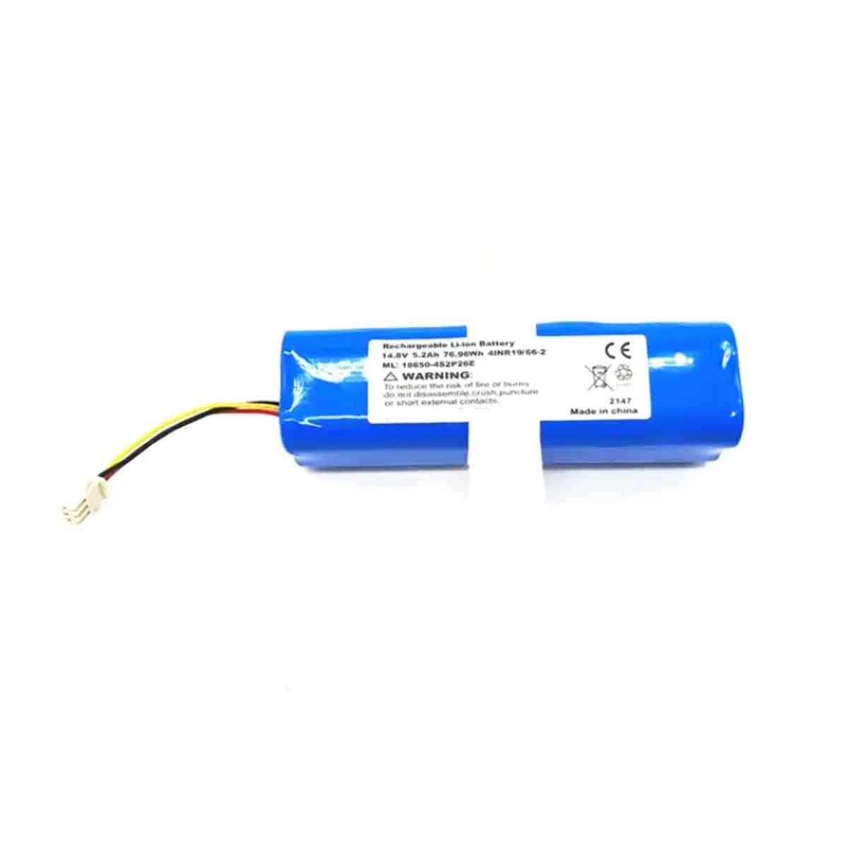 14.4v 5800mAH 鋰離子電池組替換電池 適用於 Viomi S9 機器人吸塵器 Mi 機器人吸塵器