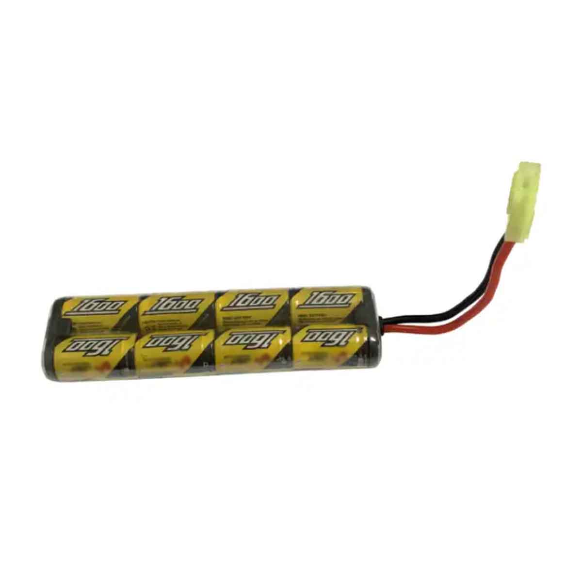 9.6V 1600mAh 2/3A Rechargeable Ni-MH Battery Pack For Airsoft Gun