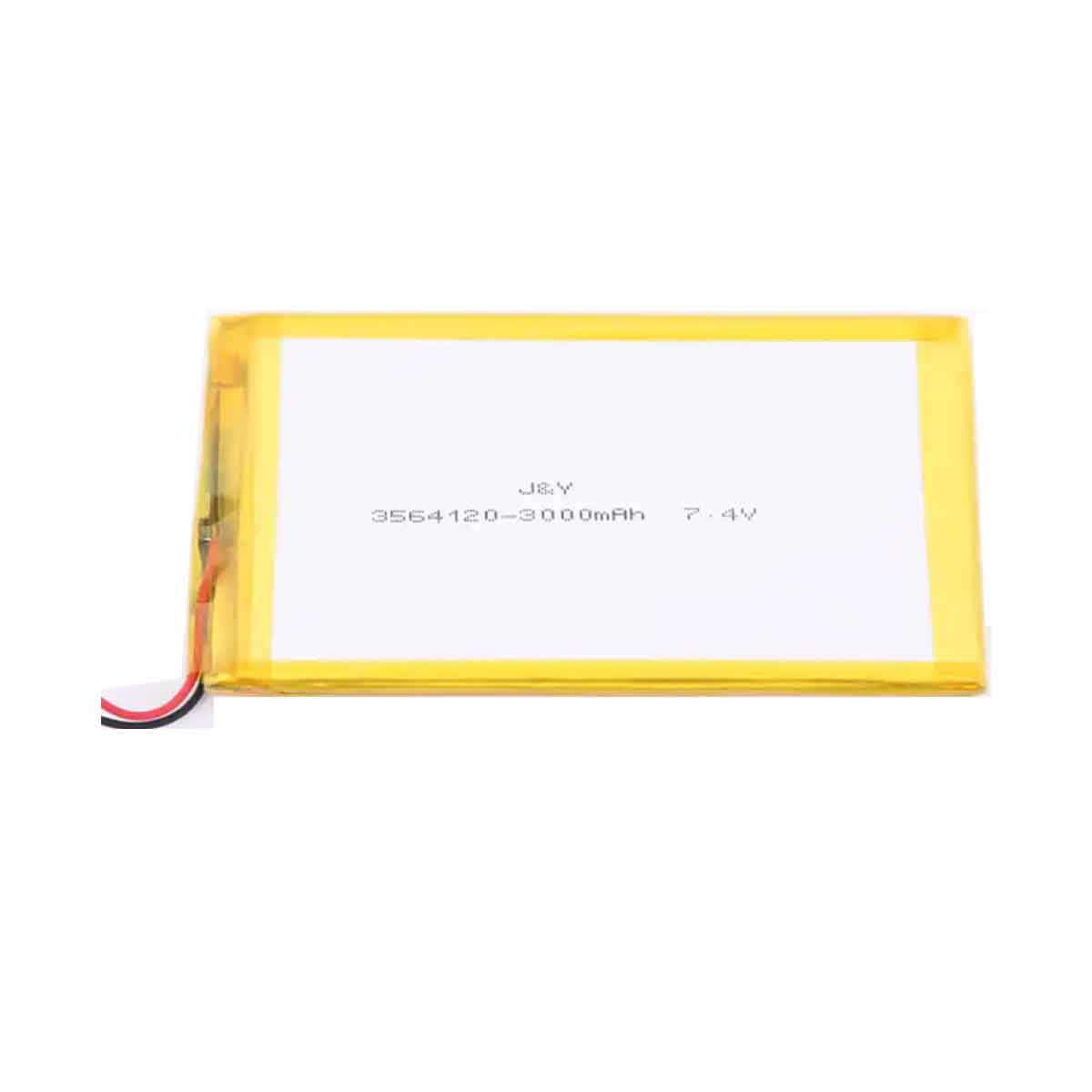 3.7V 3000 mAh 锂电池 357090 可充电电池 适用于 GPS PSP 