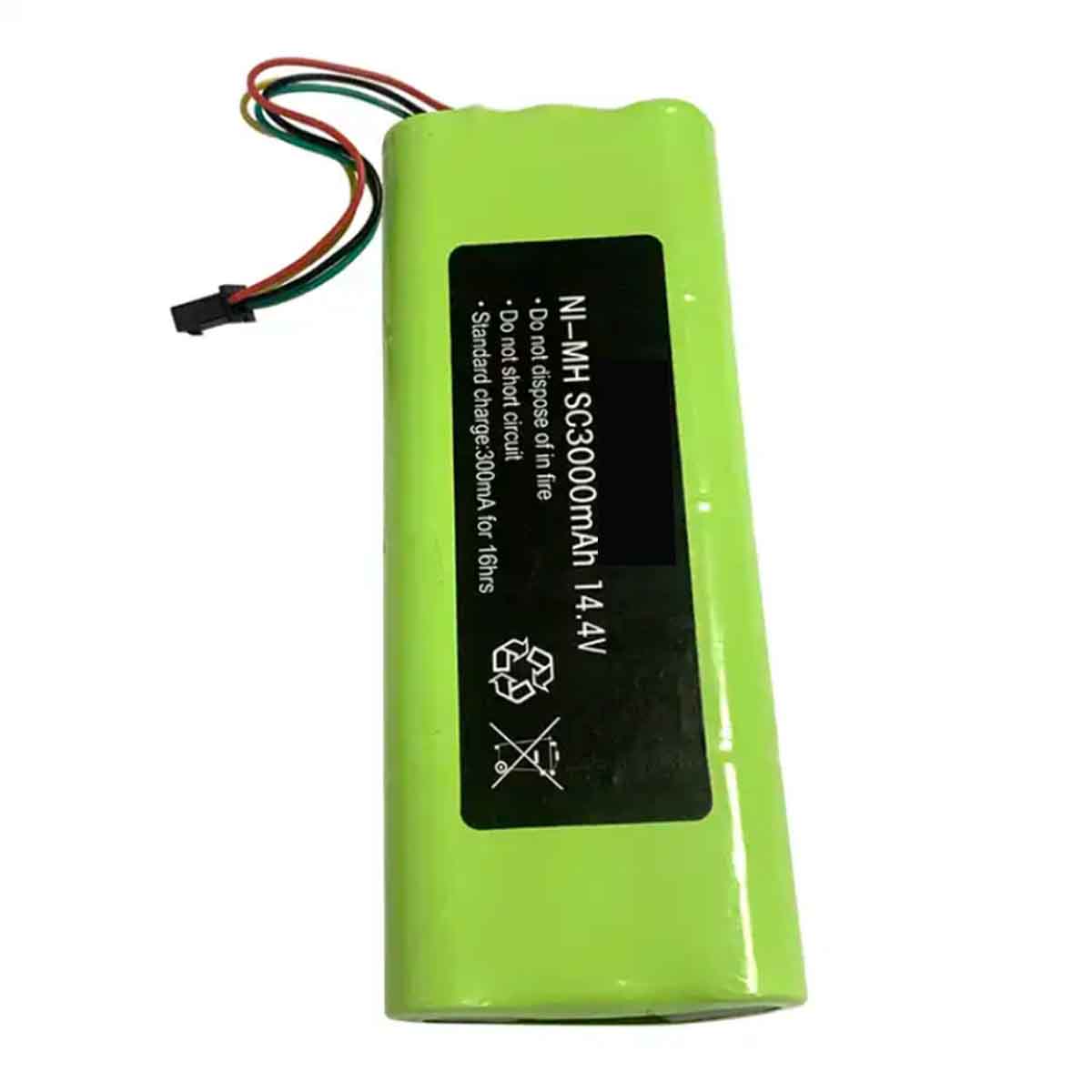 14.4V SC3000mAh 鎳氫電池組替換零件適用於科沃斯 Deebot D523 D54 D540 D550 D56 D560 D570 D58 D580 機器人吸塵器