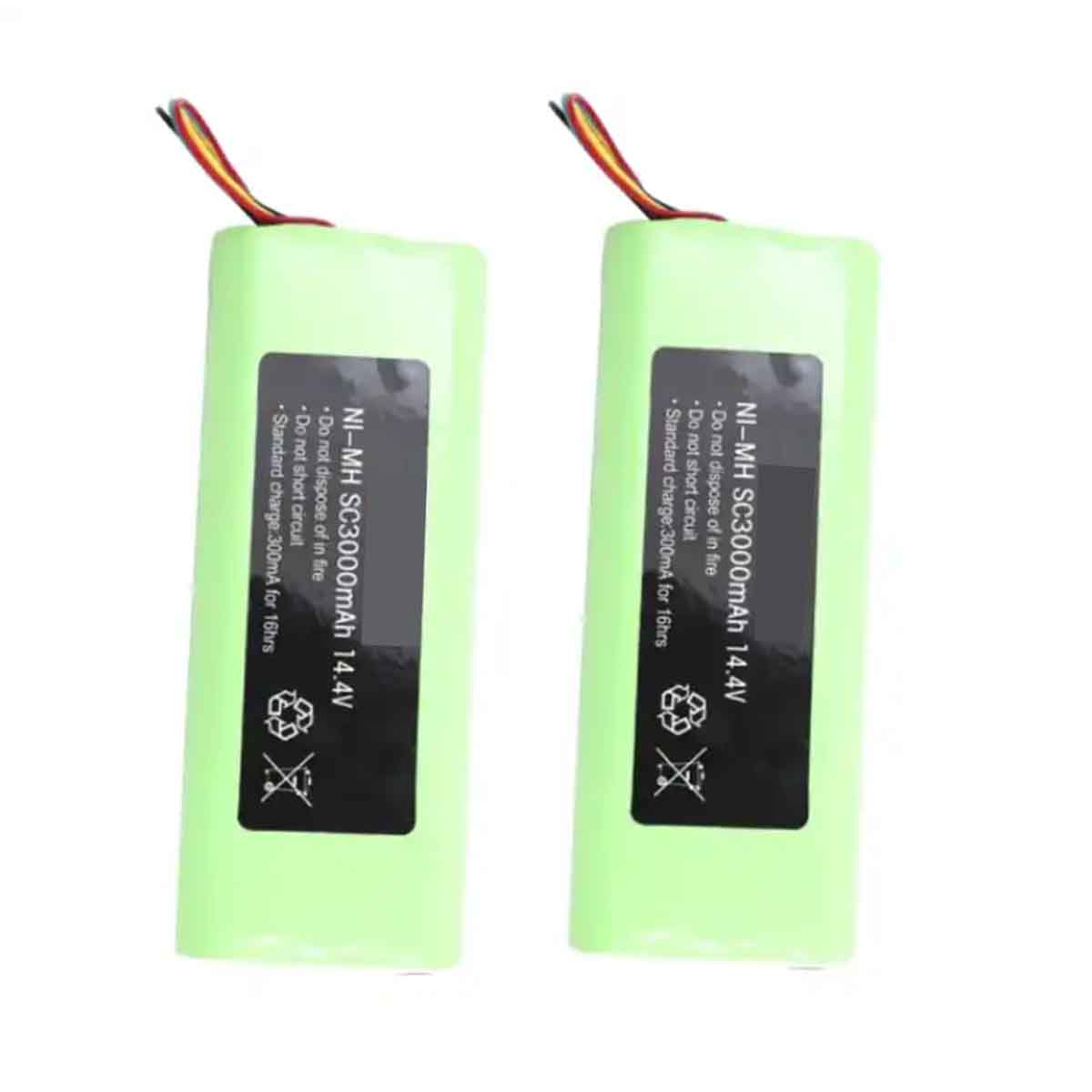 14.4V SC3000mAh Ni-MH Battery Pack Replacement For infinuvo Cleanmate 365 QQ1 QQ2 Robot Vacuum Cleaner