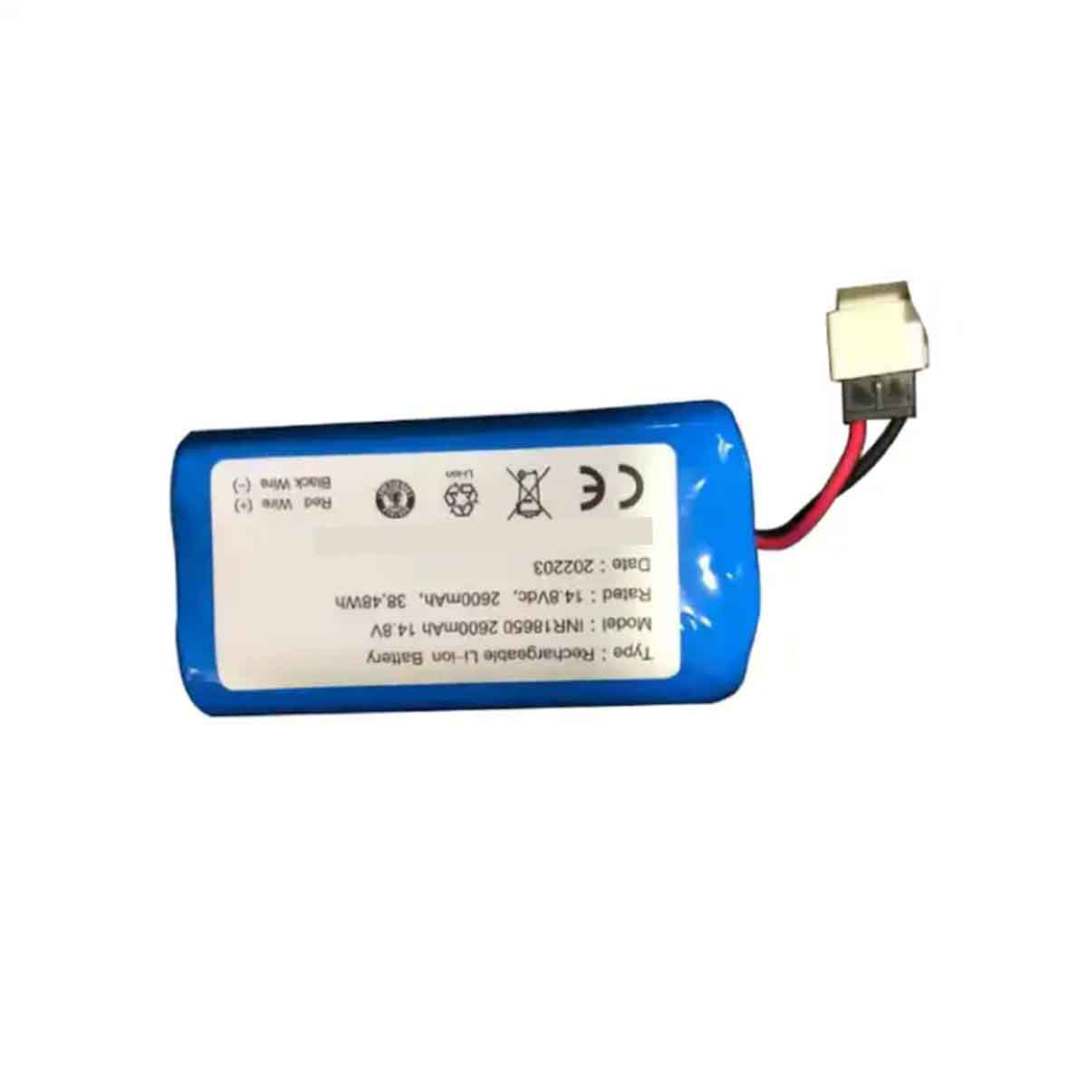 18650 Battery 4S1P 14.8V 2600mAh 38.48Wh Li-ion Battery Pack