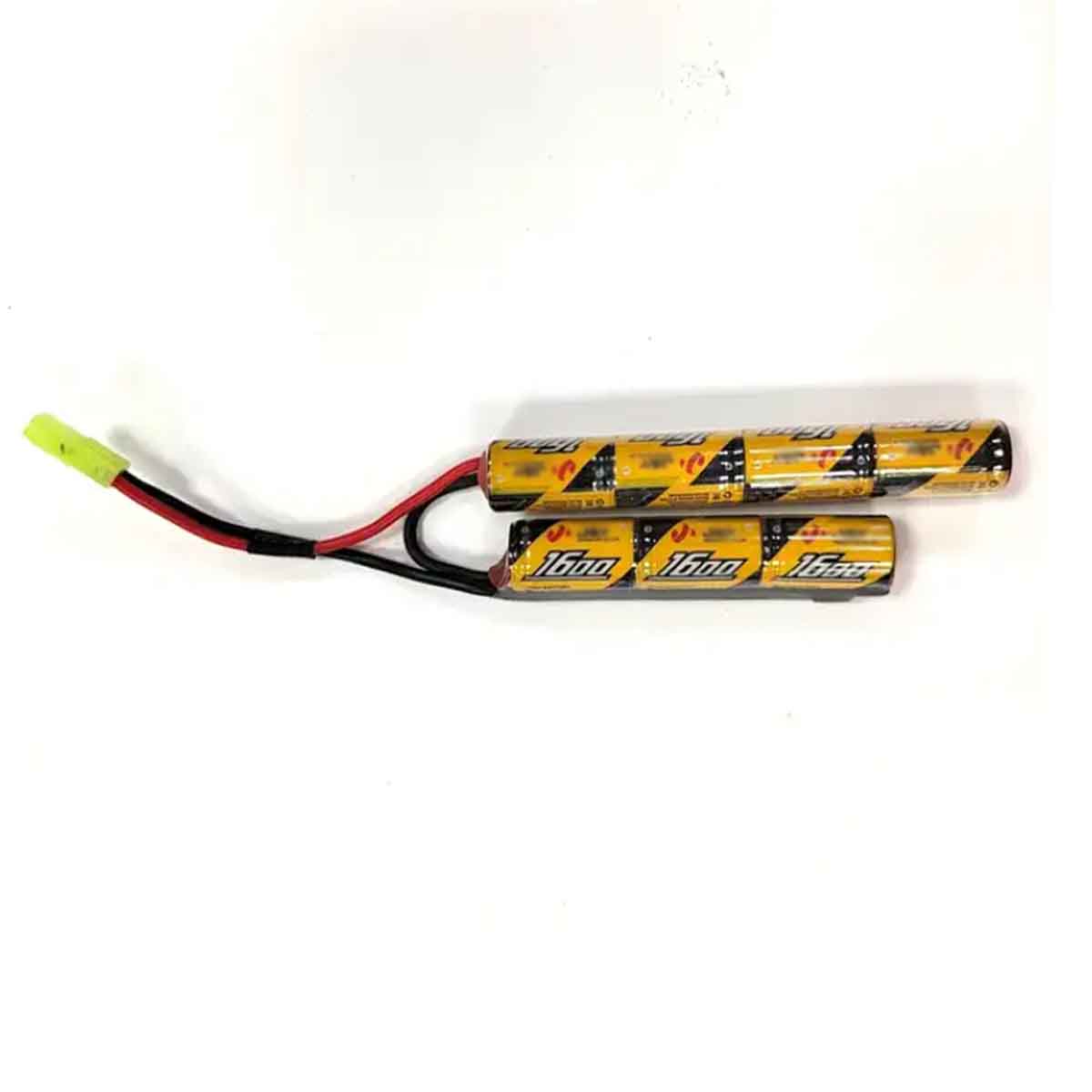 9.6v 2/3A1200mah 鎳氫充電電池組，適用於氣槍