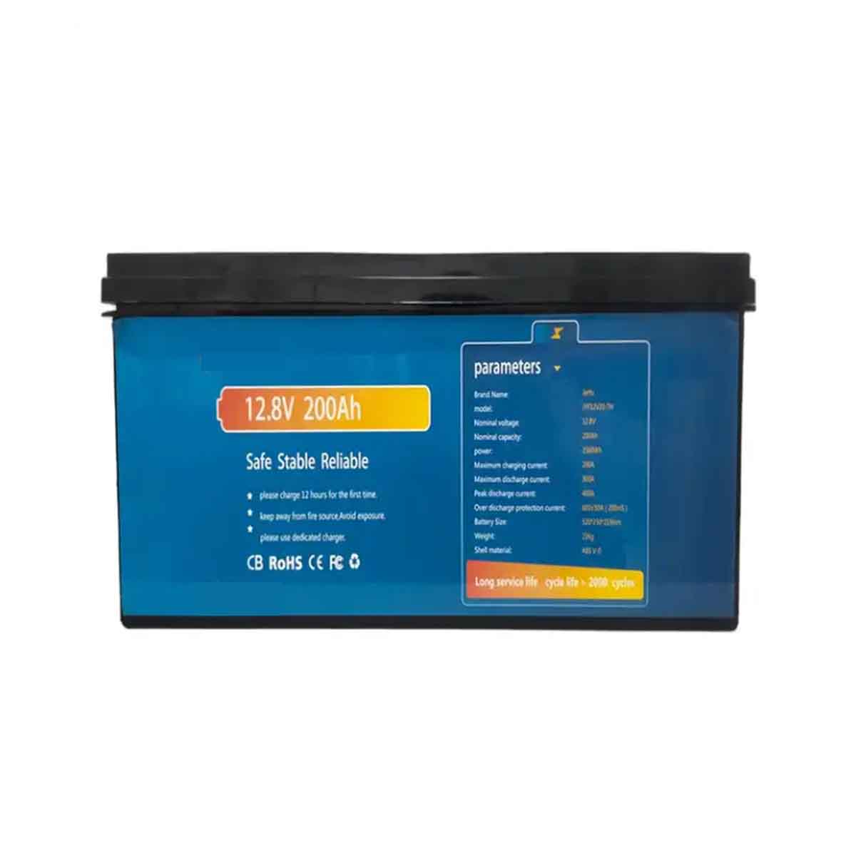 12 Volt 200Ah Lithium Battery Lithium ion Batteries Energy Storage Battery For RV Caravan Camper Car