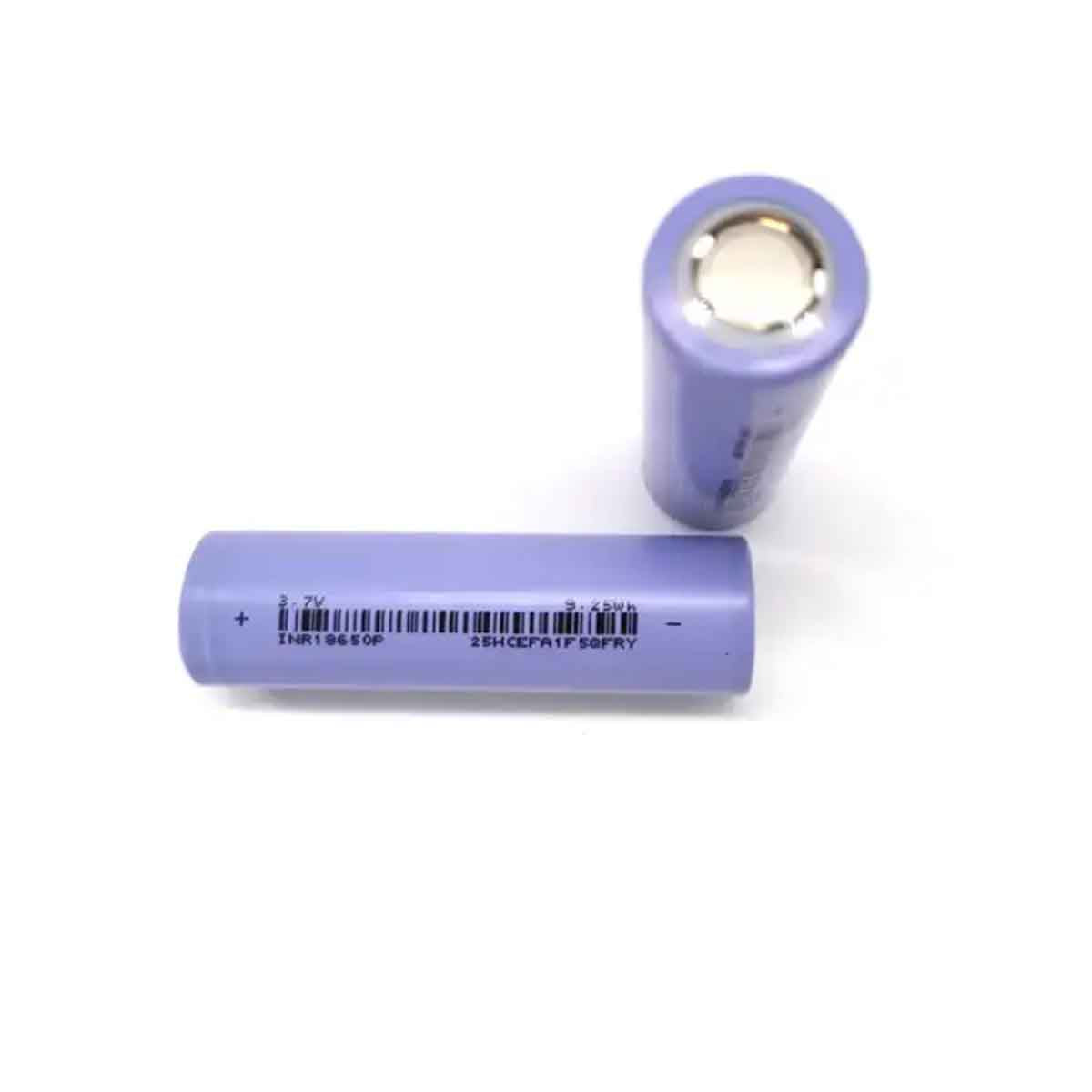 3.7v 2500mAh 18650 lithium battery li-ion battery