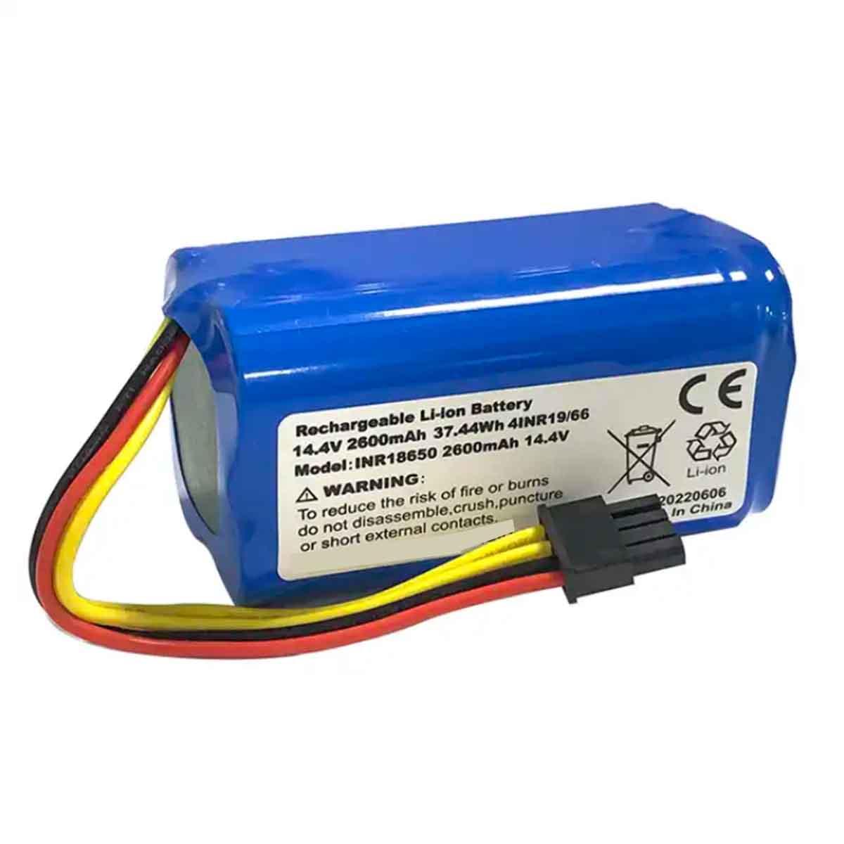 14.4V 2600mAh Li-ion Battery Pack Replacement For ilife A4 A4S A6 A7 A8 Robot Vacuum Cleaner