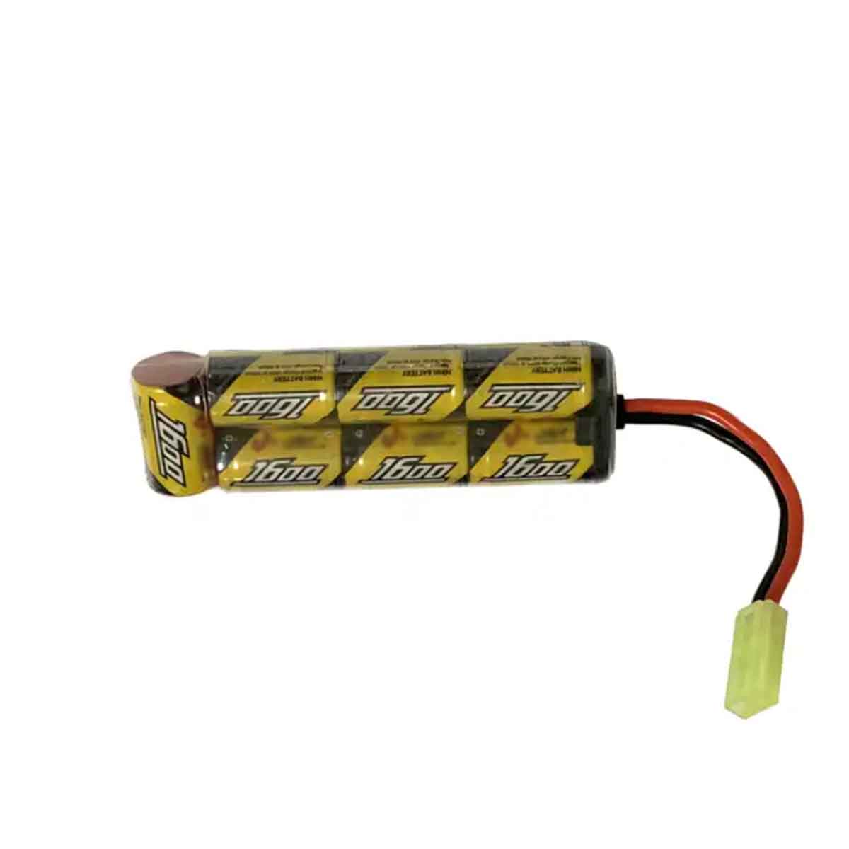 8.4V 1600mAh 2/3A Rechargeable Ni-MH Battery Pack For Airsoft Gun