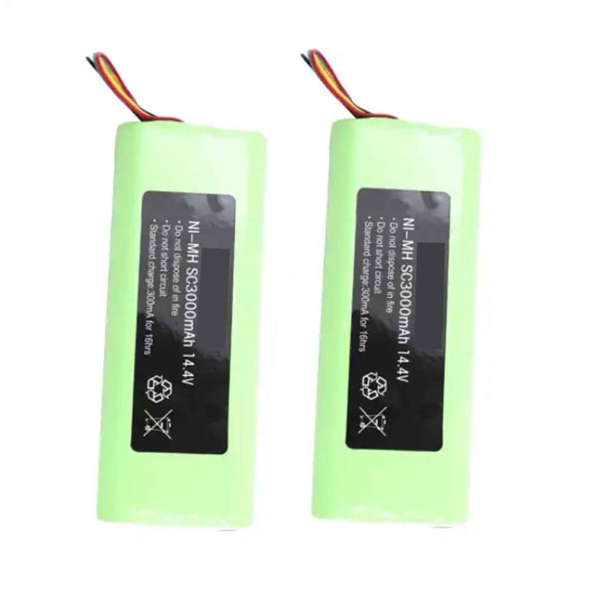 14.4V SC3000mAh 镍氢电池组替换件适用于 infinuvo Cleanmate 365 Basic QQ2L QQ-2L QQ-2 LT QQ2 Plus 机器人吸尘器