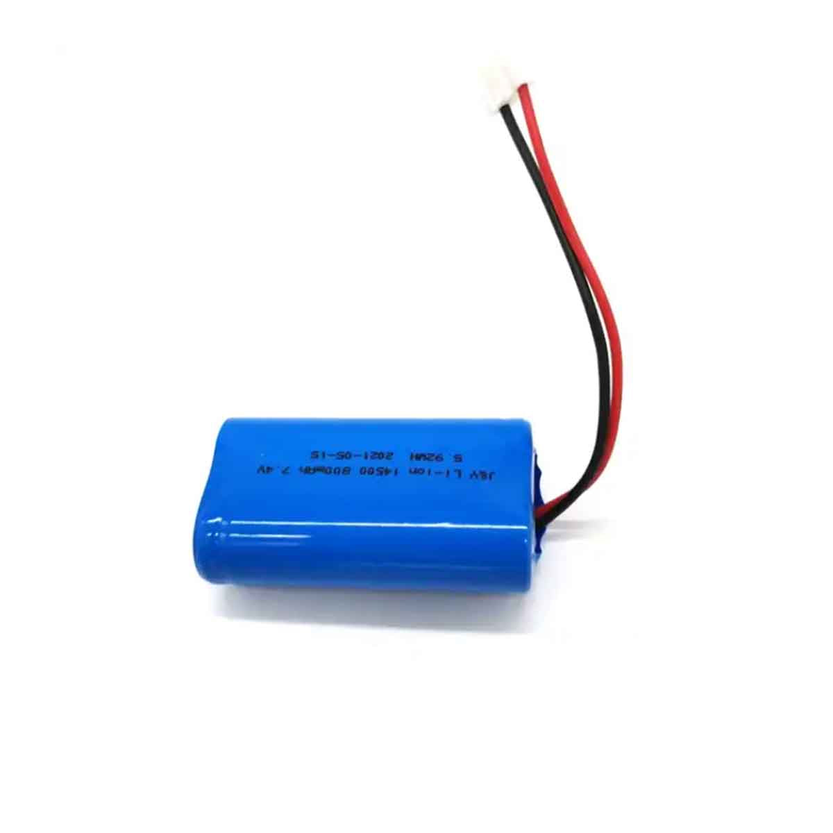 7.4V 800mAh 14500 Protected Li-ion Rechargeable Battery