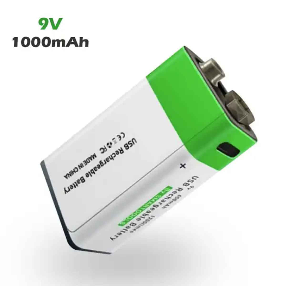 9V 1000mAh rechargeable battery USB C lithium battery lipo aa rechargeable bulk for toy home electro