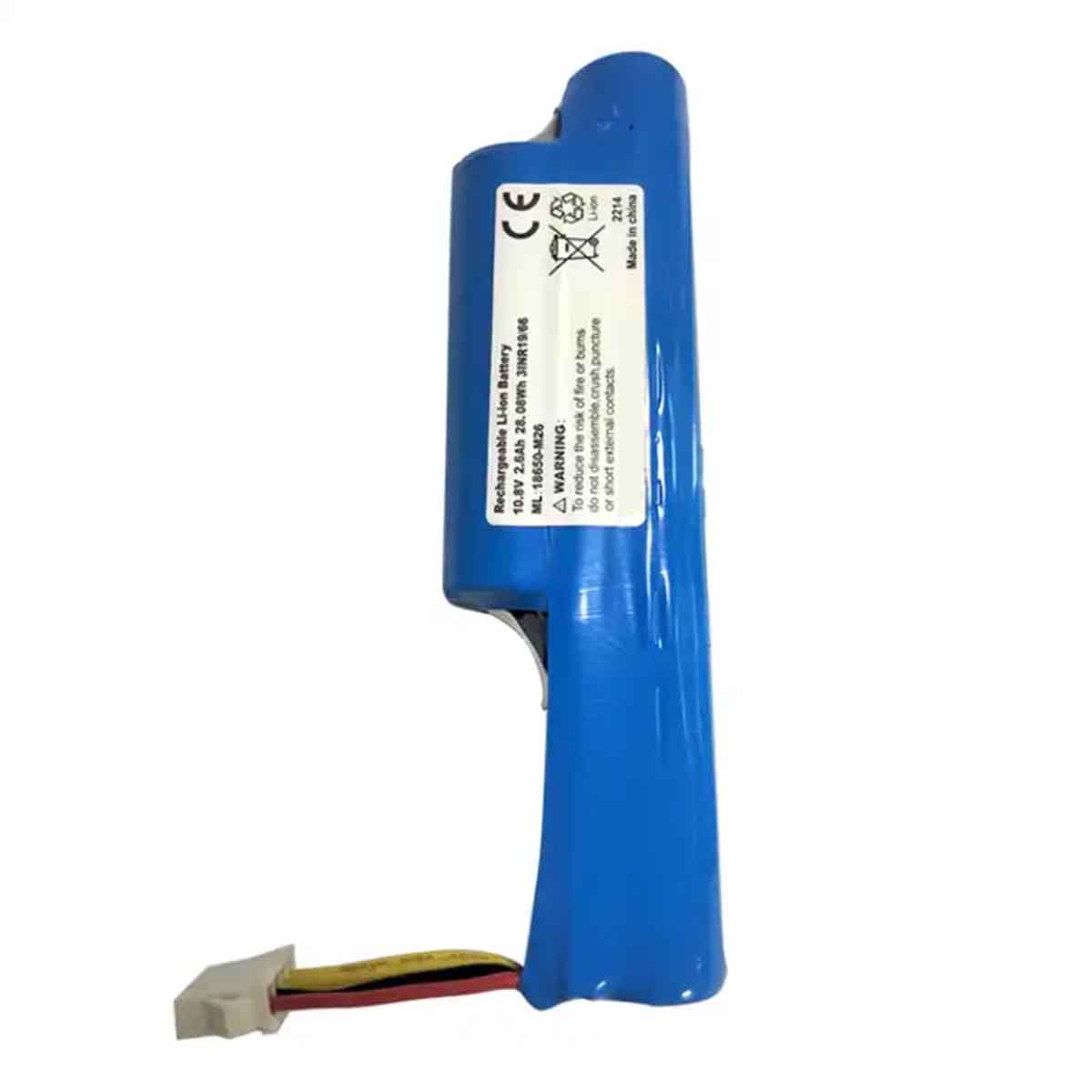 10.8V 2600mAh 锂离子电池组替换件适用于 Velida VR 102 机器人吸尘器