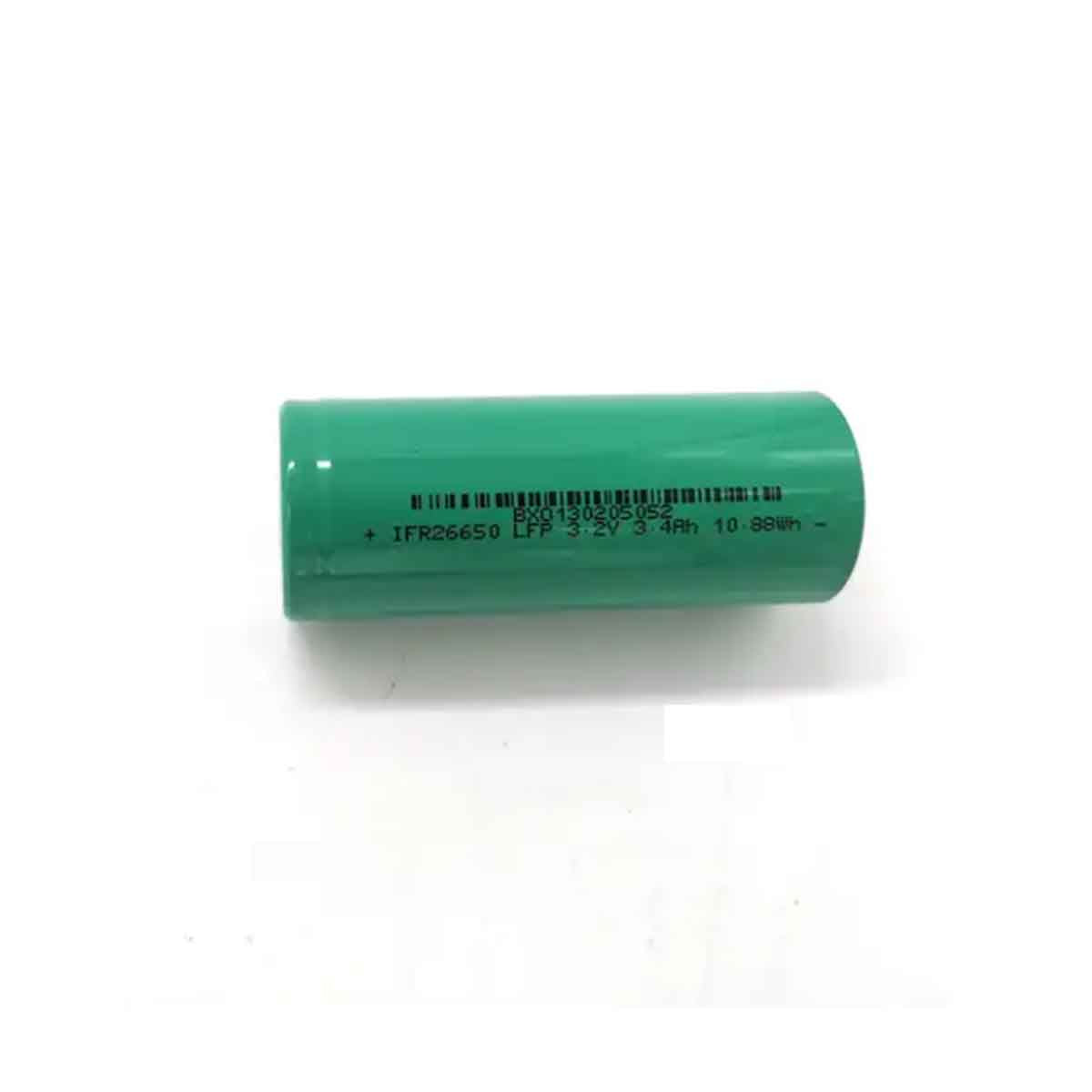 3.2V 3400mAh 10.88Wh 锂离子电池电芯26650电池