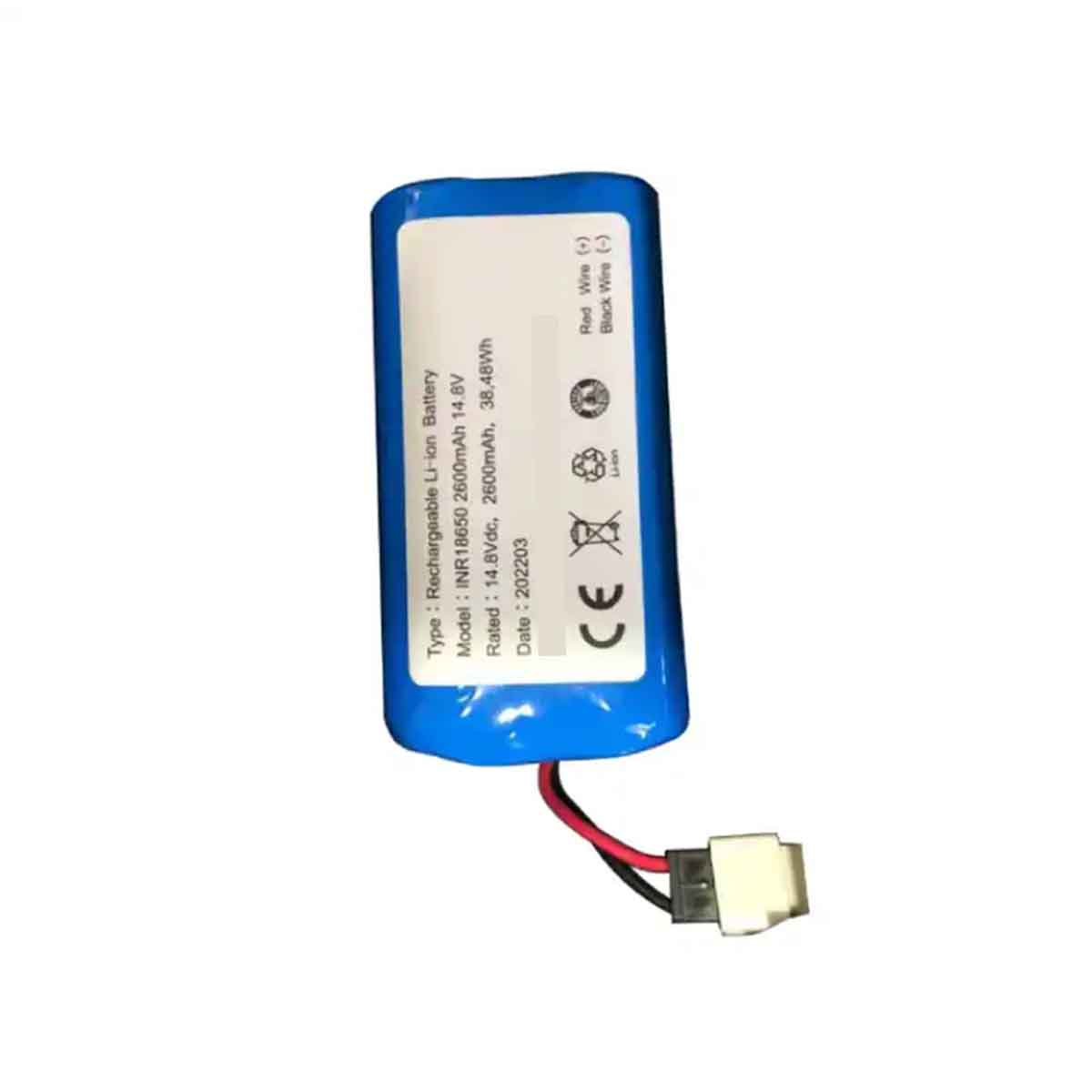 18650 Battery 4S1P 14.8V 2600mAh 38.48Wh Li-ion Battery Pack