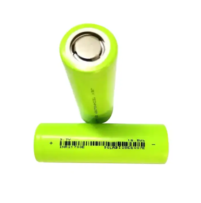 3.7V 5000mAh 18.5Wh Rechargeable Lithium Battery 21700 Lithium ion Batteries