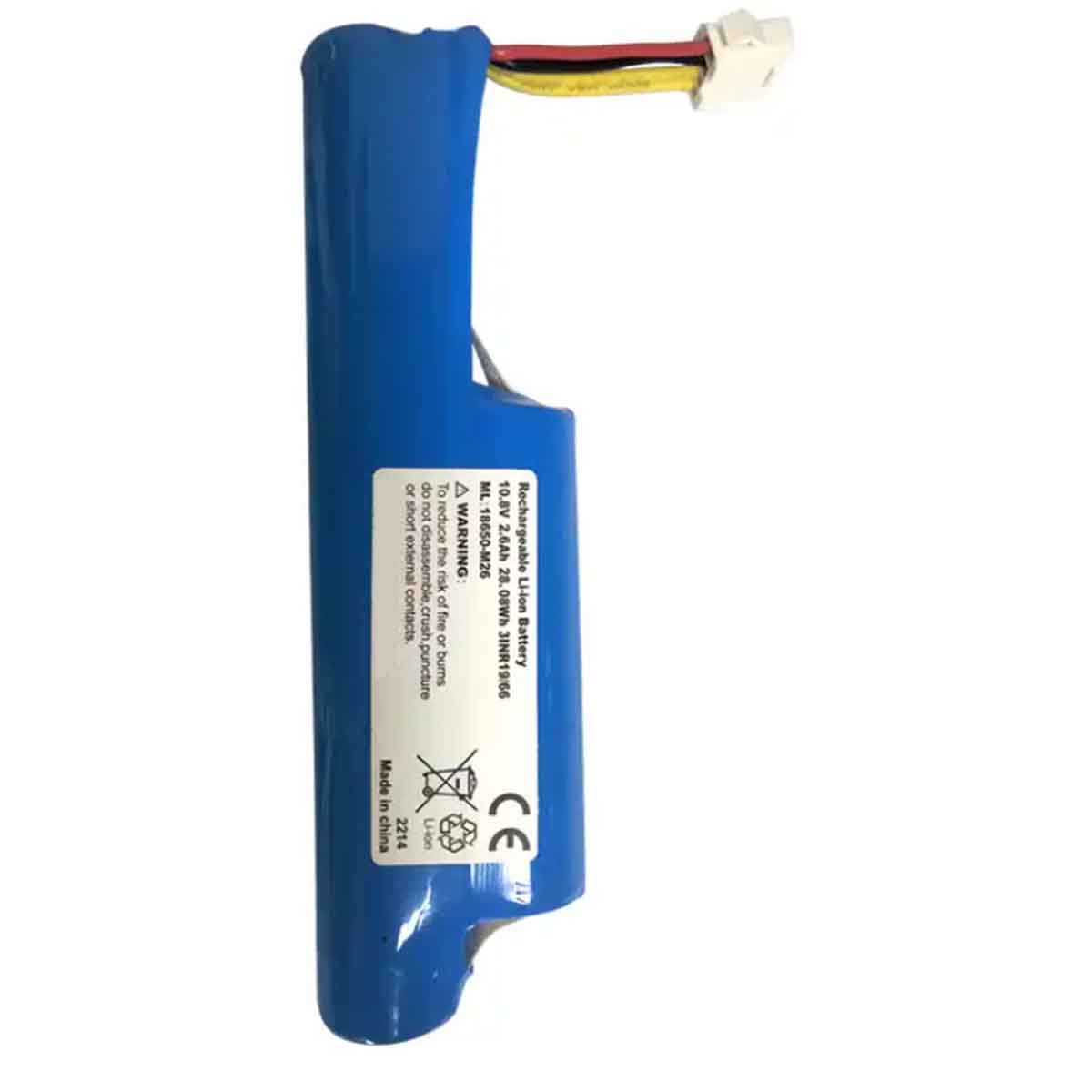 10.8V 2600mAh 锂离子电池组替换件适用于 Velida VR 102 机器人吸尘器