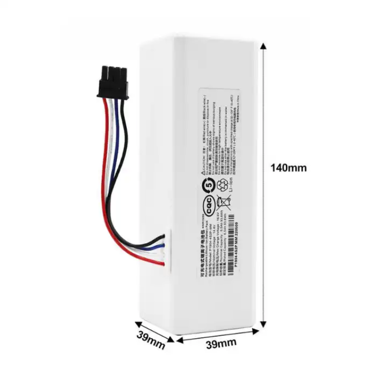 14.8V 2600mAh 1C P1904-4S1P-MM Mijia Mi Vacuum Cleaner Sweeping Mopping Robot Replacement Battery G1l for Xiaomi Robot Battery