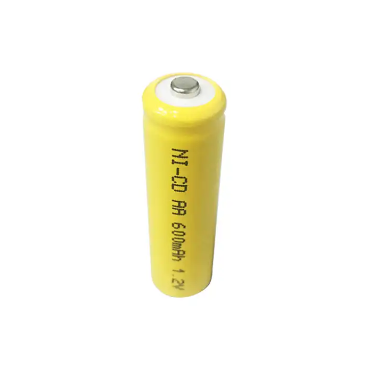 1.2V 600mah AA Rechargeable Battery Nicd Battery