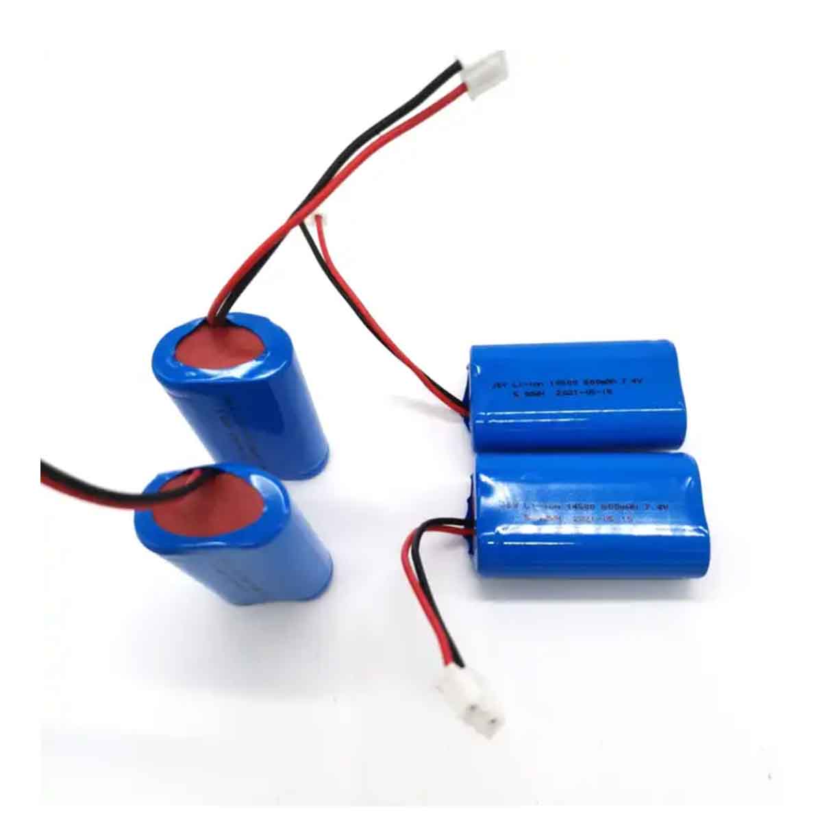 7.4V 800mAh 14500 Protected Li-ion Rechargeable Battery